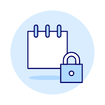 Note Lock Illustration from UX Duotone Set