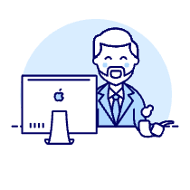 Boss Sit 1 1 Illustration from UX Duotone Set