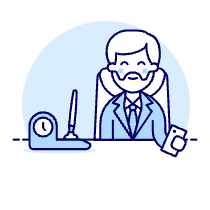 Boss Sit 2 1 Illustration from UX Duotone Set