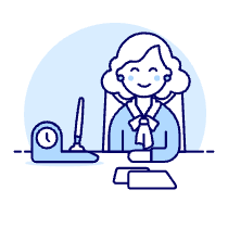 Boss Sit 2 4 Illustration from UX Duotone Set