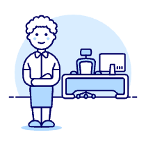 Boss Stand 4 Illustration from UX Duotone Set