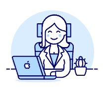 Manager Sit 2 4 Illustration from UX Duotone Set