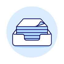 Document Box Illustration from UX Duotone Set
