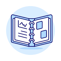 Open File Binder Illustration from UX Duotone Set