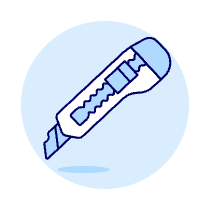 Paper Cutter 1 Illustration from UX Duotone Set