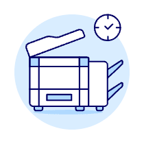 Photocopy Machine Illustration from UX Duotone Set