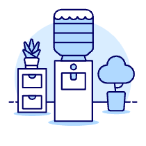Water Dispenser Illustration from UX Duotone Set