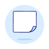 Post It Note Illustration from UX Duotone Set