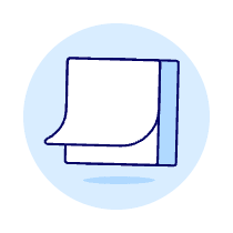 Post It Note Stack Illustration from UX Duotone Set