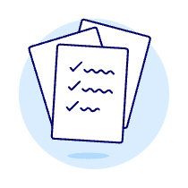 Document Checklist Pile Illustration from UX Duotone Set