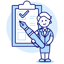 Employee Checklist 4 Illustration from UX Duotone Set