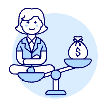 Balance Happy 5 Illustration from UX Duotone Set