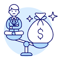 Balance Unhappy 1 Illustration from UX Duotone Set