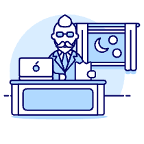 Overtime 1 Illustration from UX Duotone Set