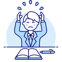 Stress Employee 3 Illustration from UX Duotone Set