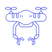 Reobotic Drone Illustration from UX Line Set
