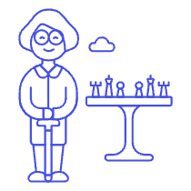 Chess Park 4 Illustration from UX Line Set