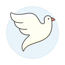 Dove Illustration from UX Colors Set