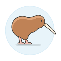 Kiwi Bird Illustration from UX Colors Set