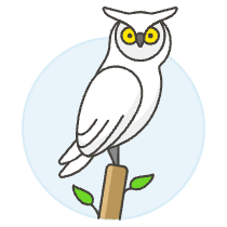 Owl Illustration from UX Colors Set