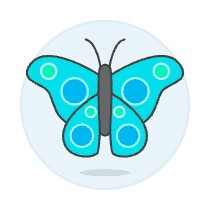 Butterfly Illustration from UX Colors Set