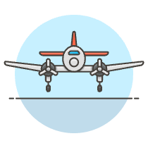 Air Force Plane 2 Illustration from UX Colors Set