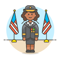 General Honor 4 Illustration from UX Colors Set
