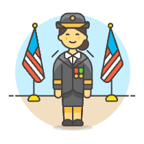General Honor 6 Illustration from UX Colors Set