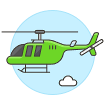 Helicopter 1 Illustration from UX Colors Set