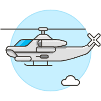 Helicopter 2 Illustration from UX Colors Set