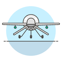 Military Drone 1 Illustration from UX Colors Set