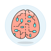 Cyborg Brain 1 Illustration from UX Colors Set