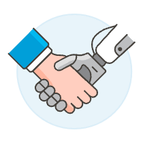 Human Ai Companion 1 Illustration from UX Colors Set