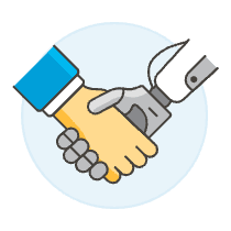 Human Ai Companion 2 Illustration from UX Colors Set