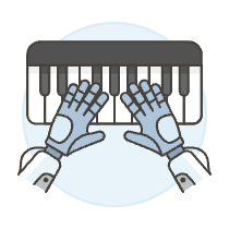 Musician Ai Illustration from UX Colors Set