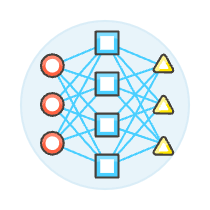Neural Network 2 Illustration from UX Colors Set