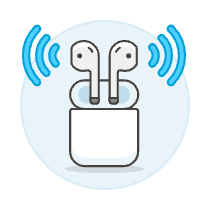 Airpod Bluetooth 1 Illustration from UX Colors Set