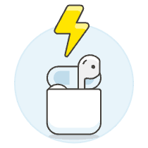 Airpod Charging Illustration from UX Colors Set