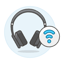 Headphones Bluetooth 1 Illustration from UX Colors Set