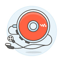 Cd Players 1 Illustration from UX Colors Set