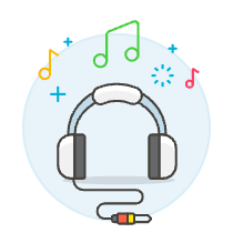 Headphones Wireless 6 Illustration from UX Colors Set