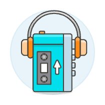 Tape Player 2 Illustration from UX Colors Set