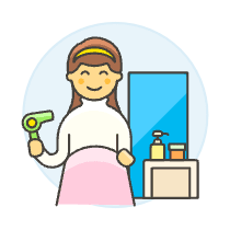 Hairstlye Salon 19 Illustration from UX Colors Set