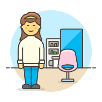 Hairstlye Salon 22 Illustration from UX Colors Set