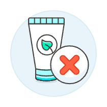 Skincare Banned Illustration from UX Colors Set