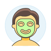 Spa Face 6 Illustration from UX Colors Set