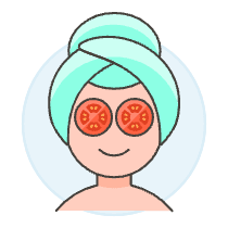 Spa Face 7 Illustration from UX Colors Set