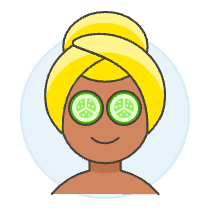 Spa Face 8 Illustration from UX Colors Set
