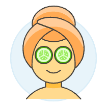 Spa Face 9 Illustration from UX Colors Set