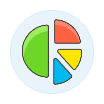 Pie Chart 1 Illustration from UX Colors Set